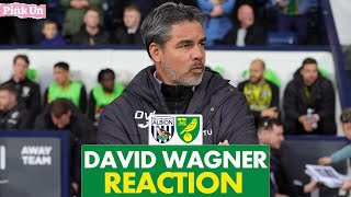 David Wagner Reaction  West Brom 21 Norwich City  The Pink Un [upl. by Yehsa]