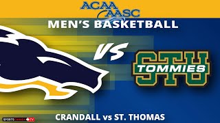 ACAA Mens Basketball 🏀 STU  Crandall Nov 2 2024 [upl. by Weathers]