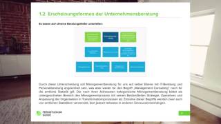 🎓 Was macht ein Unternehmensberater  Fernstudium Guide  zukunftbeginnen [upl. by Yrrap41]