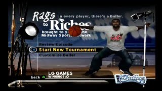 Lets Play  NBA Ballers intro LETS GO [upl. by Tulley]