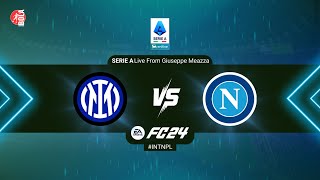 Inter Milan vs Napoli  Serie A 2425 Full Match at Giuseppe Meazza  PC™  FC 24 [upl. by Joete509]