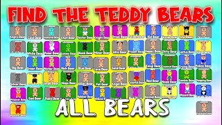 Find The Teddybears  ALL Bears ROBLOX [upl. by Paymar]