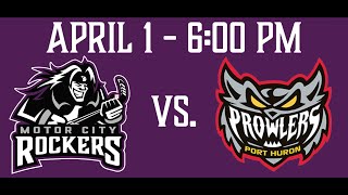 Motor City Rockers vs Port Huron Prowlers 4123 [upl. by Prichard477]