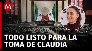 Cámara de Diputados se prepara para la toma de protesta de Claudia Sheinbaum [upl. by Syl]