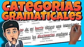 🔎 Cómo IDENTIFICAR las CATEGORÍAS GRAMATICALES [upl. by Nadaha485]