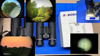 SVbony SV202 8x32 ED binoculars Бінокль comparison deltrintem ussr [upl. by Marinna]