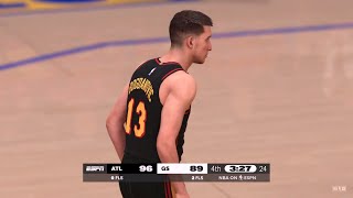 NBA 2K25 Ultra Modded Season  HAWKS vs WARRIORS FULL GAME HIGHLIGHTS [upl. by Shrier434]