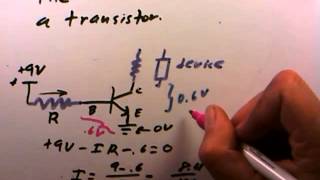 elec 027 base and collector resistors used with transistors [upl. by Aerbas]