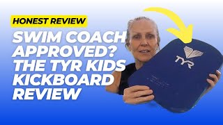 Honest Review  TYR Kids Kickboard for Swim Training [upl. by Nahgiem]