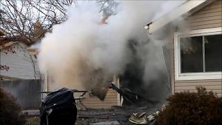 HOUSE FIRE IN FARMINGVILLE NY [upl. by Ettenajna820]