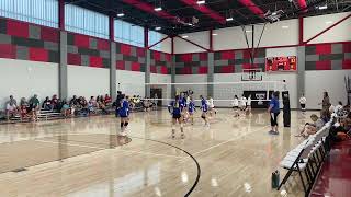 Piedmont Wildcats 7th Grade Blue A vs Tuttle Tigers Varsity Set 1 [upl. by Leumas309]