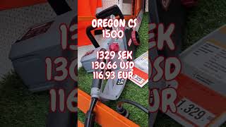 Oregon CS1500 Electric Chainsaw price in Sweden 21 [upl. by Airamas322]