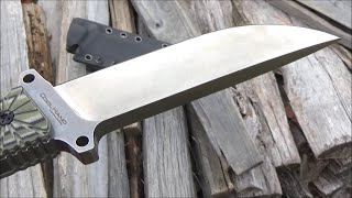 Cool Hand Thick Beast Survival Tanto Knife Review  Sharpened Pry BarNess [upl. by Mungo136]