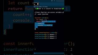 14100 🚀 JavaScript Closures A 30Second Explainer [upl. by Cavit80]