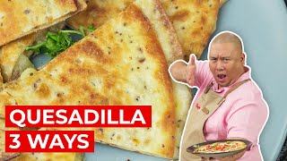 Easy Quesadillas 3 Ways  SIMPOL  CHEF TATUNG [upl. by Nawotna]