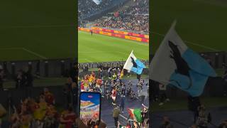 Gianluca Mancini Raises Lazio Rat Flag asroma curvasud [upl. by Blanca600]