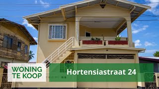 Hortensiastraat 24 • 17850 m² Hoogbouw in Zorg en Hoop Paramaribo Suriname [upl. by Ciaphus]