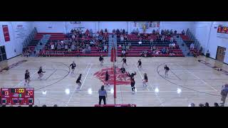 Amboy High School vs Milledgeville High School Womens Varsity Volleyball [upl. by Adile]