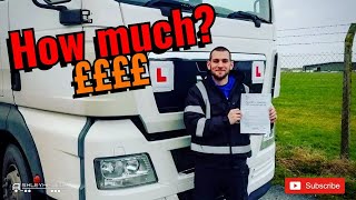 HGV License UK What Does It Cost [upl. by Lundin]