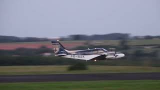 Beechcraft Baron G58 Takeoff in Marília SP [upl. by Thenna740]