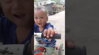 Khafa kaya kepiting naik sepeda babyshorts kakakadik shortvideo [upl. by Lamori]