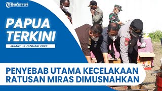 PAPUA TERKINI Jadi Penyebab Utama Kecelakaan Pemkot Jayapura Musnahkan Ratusan Miras Ilegal [upl. by Enitsej]