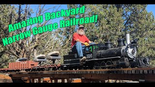 Bend Oregons quotTrain Manquot And His Amazing SteamPowered Backyard Miniature Railroad [upl. by Larochelle]