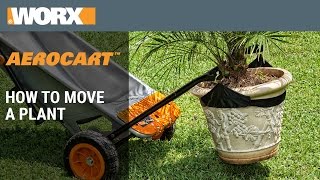 How to Move a Plant Using the WORX Aerocart [upl. by Maclay]