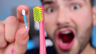 20000 Bristle vs 20 Bristle Toothbrush [upl. by Leela198]