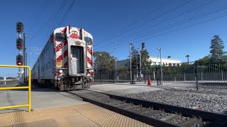 Caltrain Railfanning at Santa Clara [upl. by Enived]