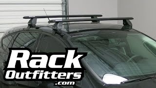 Ford Focus Hatchback RhinoRack 2500 Aero BLACK Roof Rack 1115 by Rack Outfitters [upl. by Elokkin]