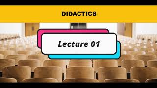 Introduction to didactics  introduction à la didactique مدخل الى التعليمية [upl. by Burn]