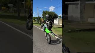 kx450 wheelie dirtbike bikelife kawasaki stunt islandhitta [upl. by Bega199]