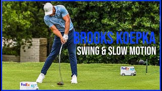 Watch Brooks Koepka Swing amp Slow Motion 2021 [upl. by Gaiser]