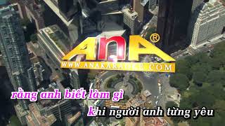 Karaoke Em Mới Là Người Yêu Anh Tone Nữ  Nhạc Sống  AnaKaraoke  ShowbizKaraoke [upl. by Michella]