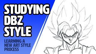 How to draw Dragon Ball Z Style SPD 4 [upl. by Felske]