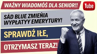 quot🚨 WAŻNA WIADOMOŚĆ TRYBUNAŁ ZMIENIA WYPŁATY EMERYTUR 👉 Sprawdź ile teraz otrzymaszquot [upl. by Eybbob]