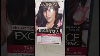 loreal Paris no ammonia excellence creme  triple care color lorealparisindia viral shorts [upl. by Alister]