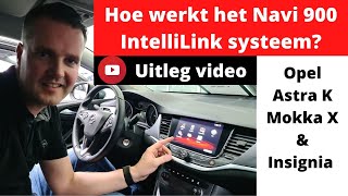 Hoe werkt het Navi 900 IntelliLink systeem  Opel Uitleg video [upl. by Atiuqin534]