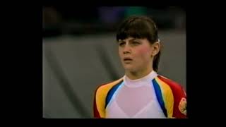 ガブリエラ・ポトラック Gabriela Potorac ROU 1989 World Championships VT EF [upl. by Ellennad]