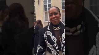 Regina King at Schiaparelli Show During Paris Fashion Week [upl. by Savell]