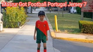 Masrur Got Football Portugal Jersey 7 [upl. by Murdock]