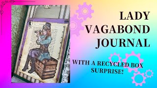 Lady Vagabond Journal and Keepsake Box Made with Stamperia Papers [upl. by Charmaine]