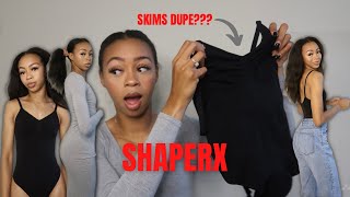 AMAZON SHAPEWEAR  AFFORDABLE SKIMS DUPE FT SHAPERX [upl. by Danila]