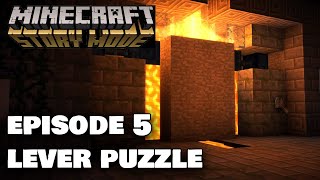 Lever Puzzle Solution  Minecraft Story Mode 1 Episode 51 [upl. by Ahsele]