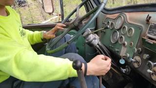 Driving a 1964 Mack B61 quad box [upl. by Nakashima396]