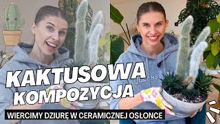 Nie popełniaj tego błędu przy sadzeniu sukulentów🌵  Robię odpływ w ceramicznej osłonce [upl. by Leibrag]