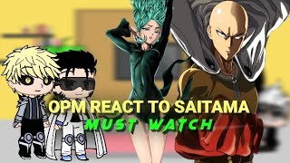 Opm react to saitama  Gacha reaction  Movie [upl. by Ahsinna]