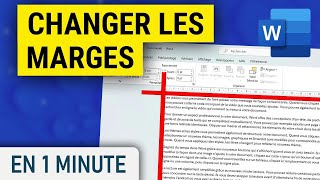 Gérer les MARGES de page dans Word [upl. by Norman]