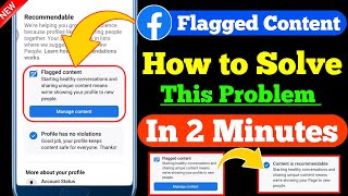 Flagged Content Facebook  Facebook Page Flagged Content  Facebook Flagged Content Kya Hota Hai [upl. by Nutsud840]